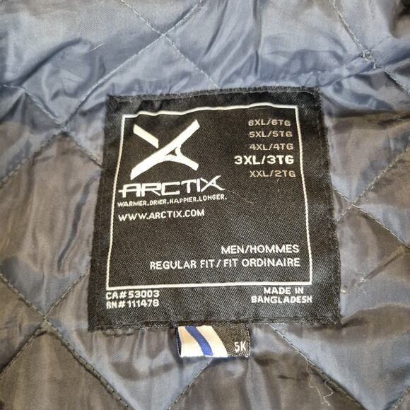 Arctix Men's Performance Tundra Work Jacket Reflective Insulated Size 3XL Steel - Picture 11 of 14